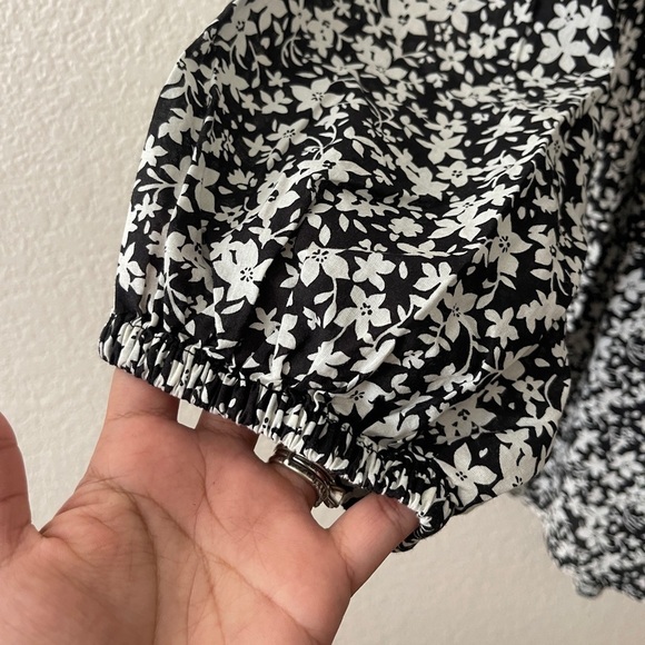 0308 - THE NINES by HATCH Women’s XL Floral Print Maternity Blouse 3/4 Sleeves - Picture 5 of 6